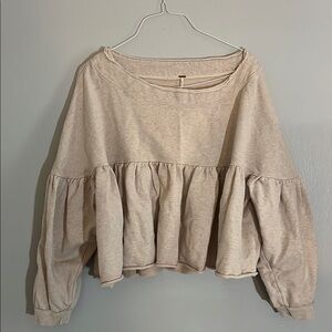 Free People Women’s Cream Sweater
